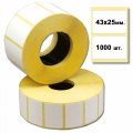 Термотрансферная этикетка 43x25 (1000)